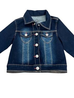 Toddler 2T Jean jacket Dark wash Jordache NWOT Retro